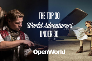 The top 30 adventurers in the world under 30, by OpenWorld Magazine.